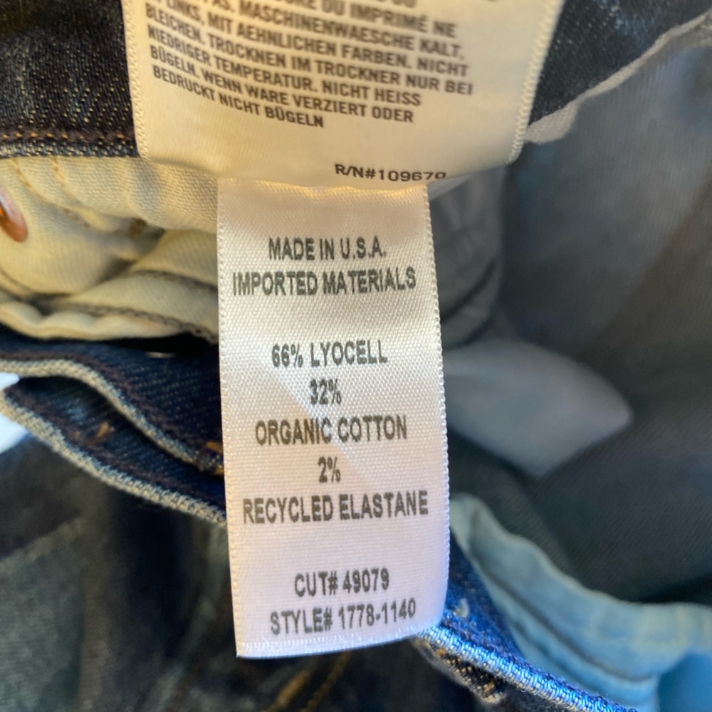 Citizens of Humanity Harlow Ankle High Rise Slim Jeans Blue Size 27 - Picture 13 of 16